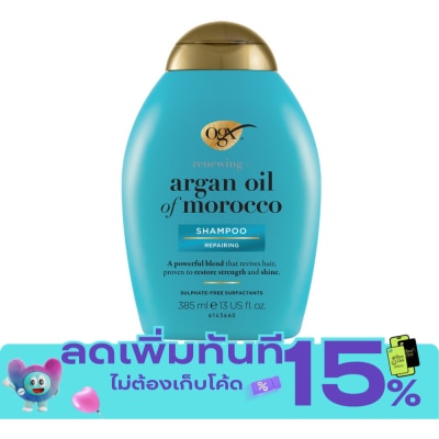 Ogx โอจีเอ็กซ์ แชมพู รีนิววิ่ง + อาร์แกน ออยล์ ออฟ โมร็อกโก 385 มล. image