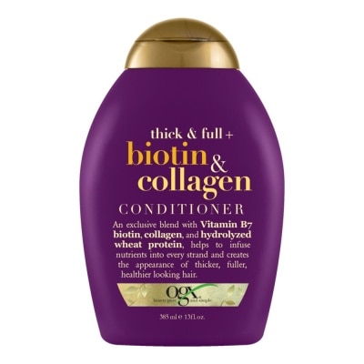 Ogx OGX Thick  Full + Biotin  Collagen Conditioner 385 Ml.