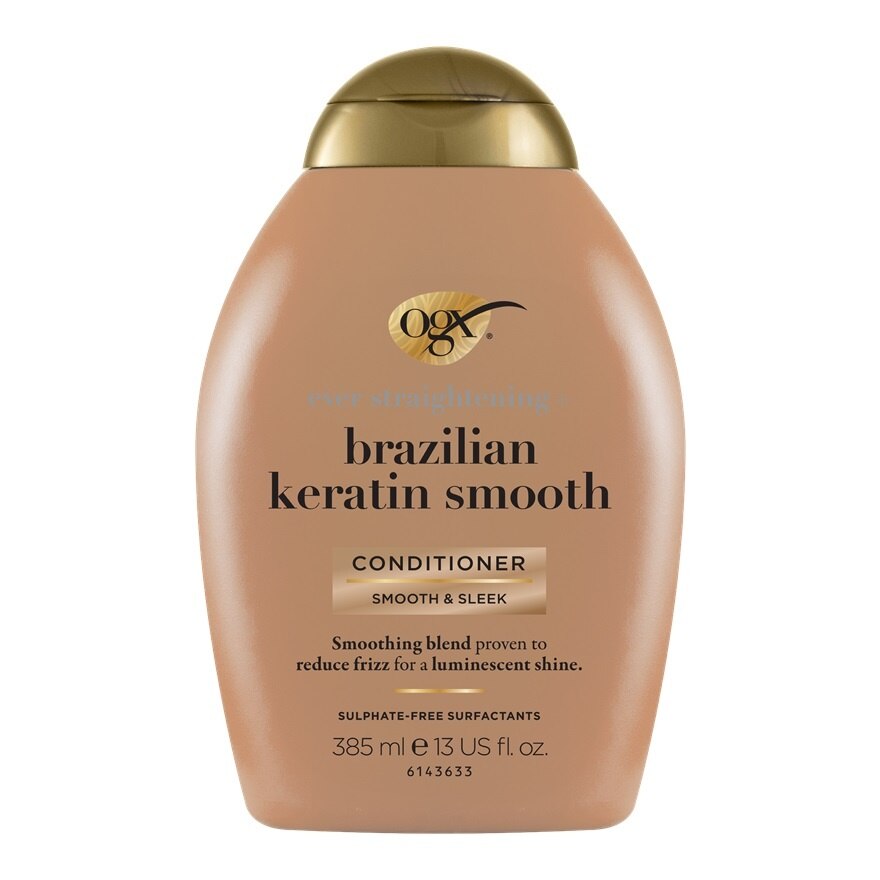 OGX Ever Straightening + Brazilian Keratin Therapy Conditioner 385 Ml.