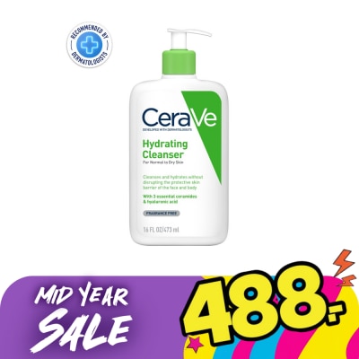 Cerave - โฟมล้างหน้า CeraVe เซราวี ไฮเดรติ้ง คลีนเซอร์ 473 มล.