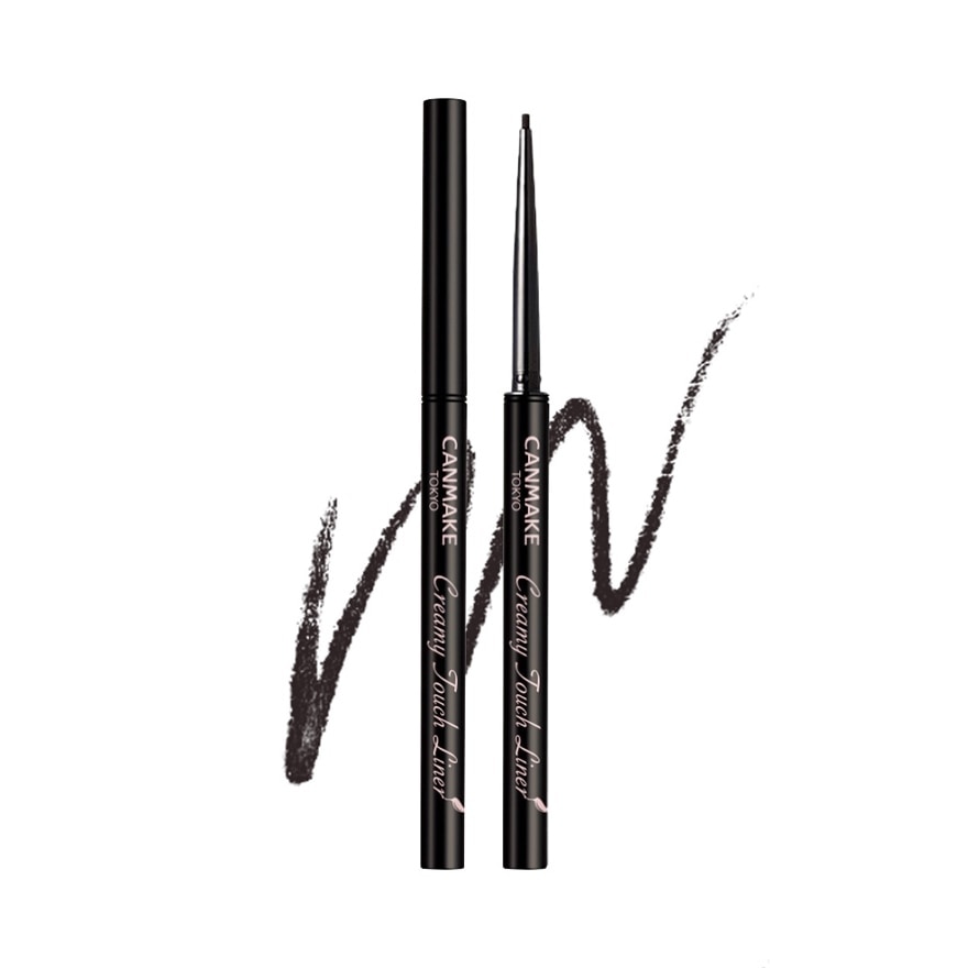 Canmake Creamy Touch Eye Liner 0.08g.01 Deep Black