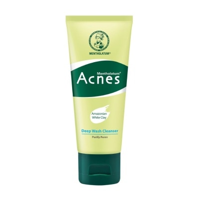 Acnes Mentholatum Acnes Deep Wash Cleanser 50 G. ลดสิว คุมมัน สิวอักเสบ โฟมล้างหน้า