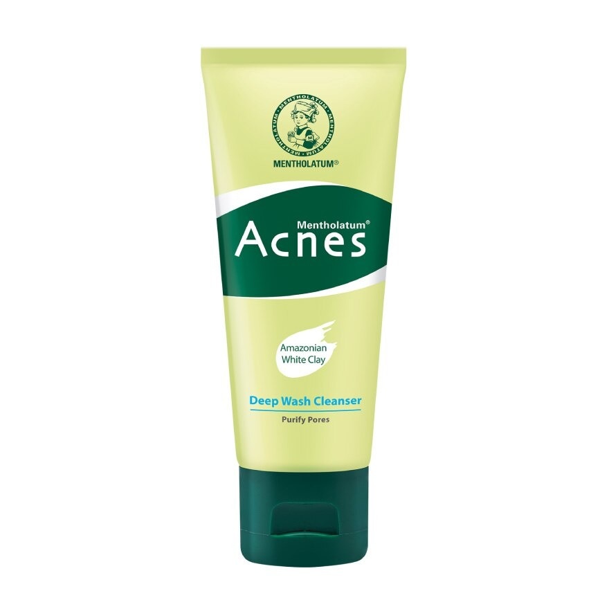 Mentholatum Acnes Deep Wash Cleanser 50 G. ลดสิว คุมมัน สิวอักเสบ โฟมล้างหน้า image