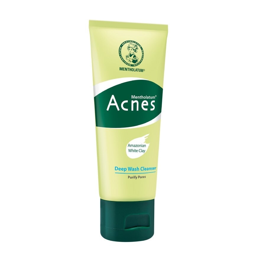 Mentholatum Acnes Deep Wash Cleanser 50 G. ลดสิว คุมมัน สิวอักเสบ โฟมล้างหน้า image