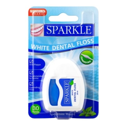 Sparkle Sparkle White Dental Floss 30M.