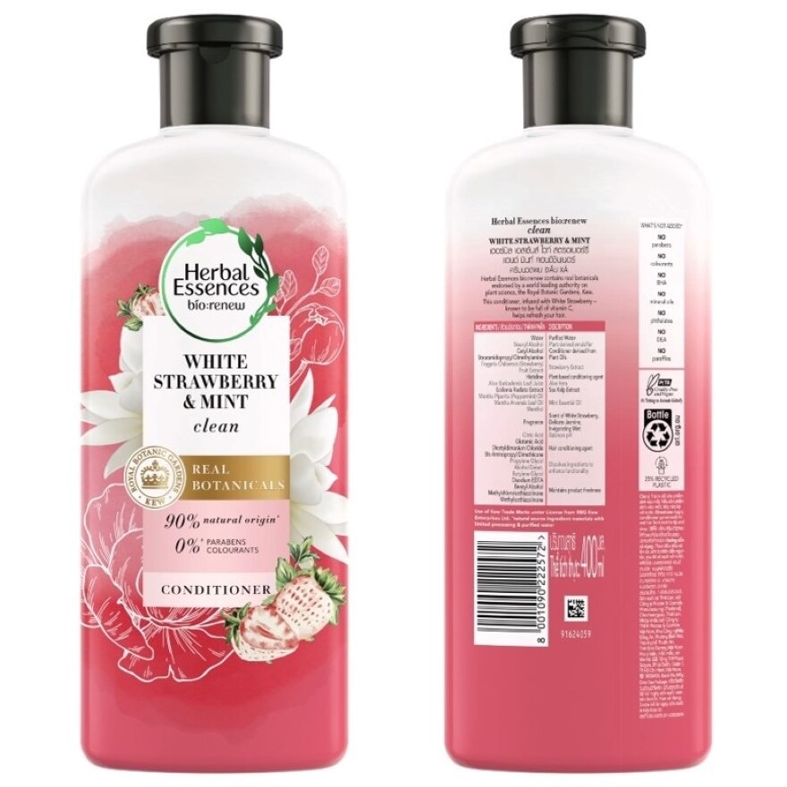 Herbal Essences Conditioner White Strawberry  Mint 400 Ml.