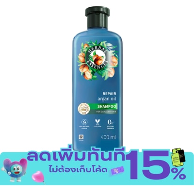 Herbal Essences เฮอร์บัล เอสเซ้นส์ แชมพู รีแพร์ อาร์แกน ออยล์ 400 มล. image