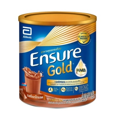 Ensure อาหารสูตรครบถ้วน เอนชัวร์ โกลด์ กลิ่นช็อคโกแลต 380 กรัม HMB