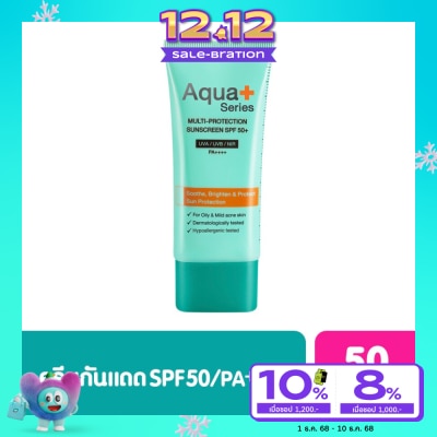 Aqua+Series Aqua+ Series Multi-Protection Sunscreen SPF 50+ 50ml.