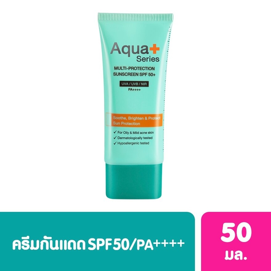 Aqua+ Series Multi-Protection Sunscreen SPF 50+ 50ml.