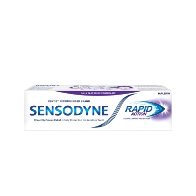 Sensodyne - เซ็นโซดายน์ ยาสีฟัน แรพพิด แอคชั่น 100 กรัม