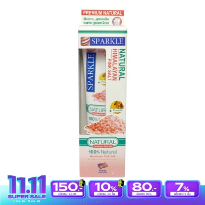 Sparkle สปาร์คเคิล ยาสีฟัน เนเชอรัล หิมาลายัน พิงค์ซอลล์ 100 กรัม