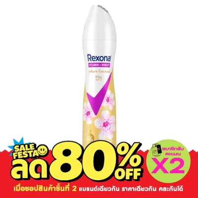 Rexona Rexona Spray Vitamin + Bright Sakura Luminous Antiperspirant 135 Ml. image