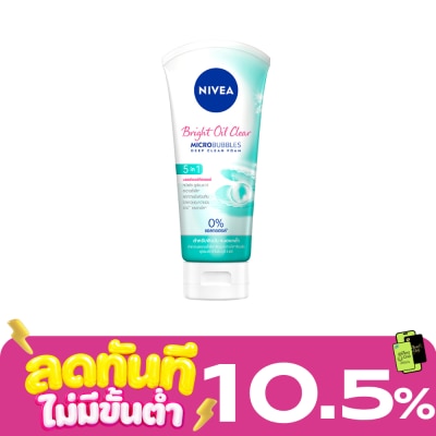 Nivea นีเวีย โฟม ไบรท์ ออยล์ เคลียร์ 5อิน1 มอยส์เจอร์ ฟิลเลอร์ 100 กรัม image