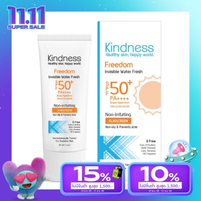 Kindness Kindness Freedom Invisible Water Fresh SPF50+ PA++++30ml
