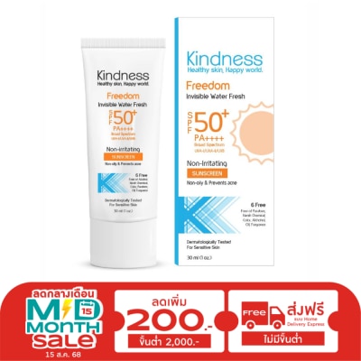 Kindness Kindness Freedom Invisible Water Fresh SPF50+ PA++++30ml