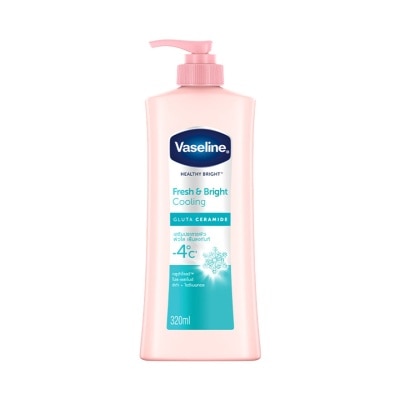 Vaseline วาสลีน เฮลธี้ ไบรท์ เฟรช แอนด์ ไบรท์ คูลลิ่ง กลูต้า เซราไมด์ 320 มล.