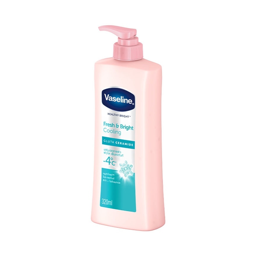 Vaseline Healthy Bright Fresh  Bright Cooling Gluta Ceramide 320 Ml.