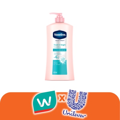 Vaseline - วาสลีน เฮลธี้ ไบรท์ เฟรช แอนด์ ไบรท์ คูลลิ่ง กลูต้า เซราไมด์ 480 มล.