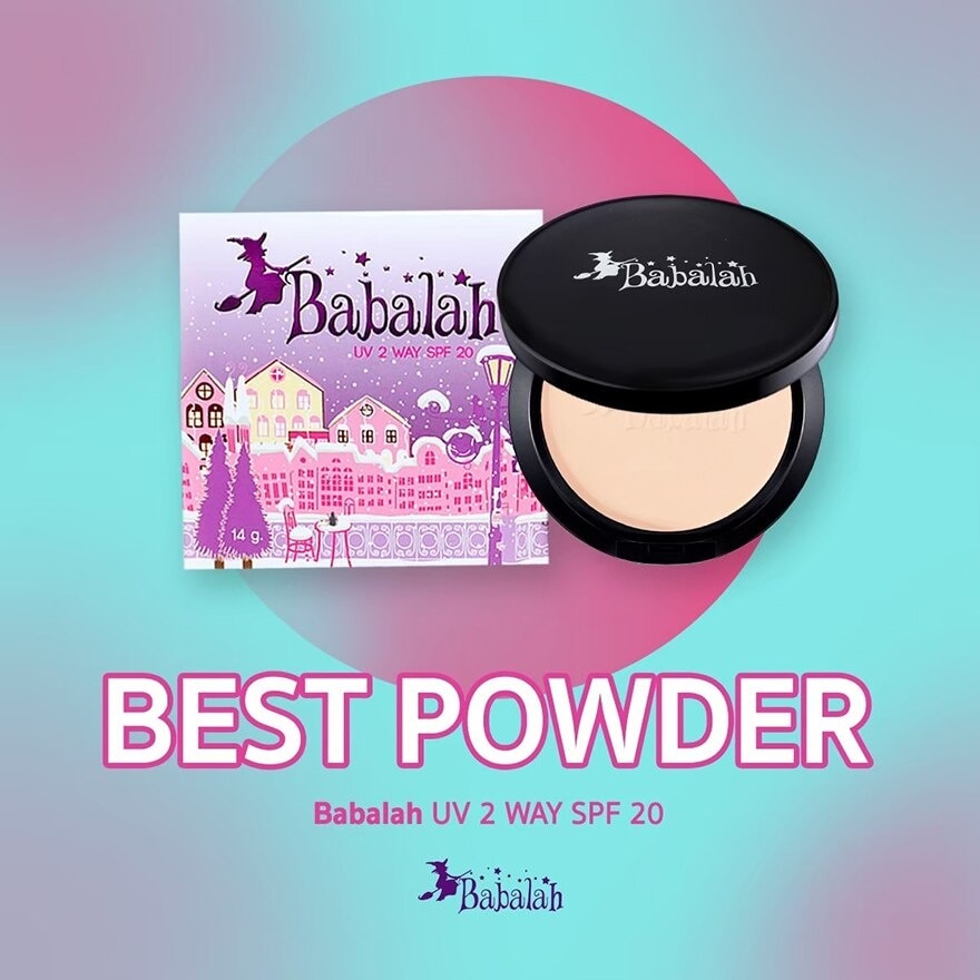 Babalah UV2 Way Powder SPF20++ No.01 Light 14 g.