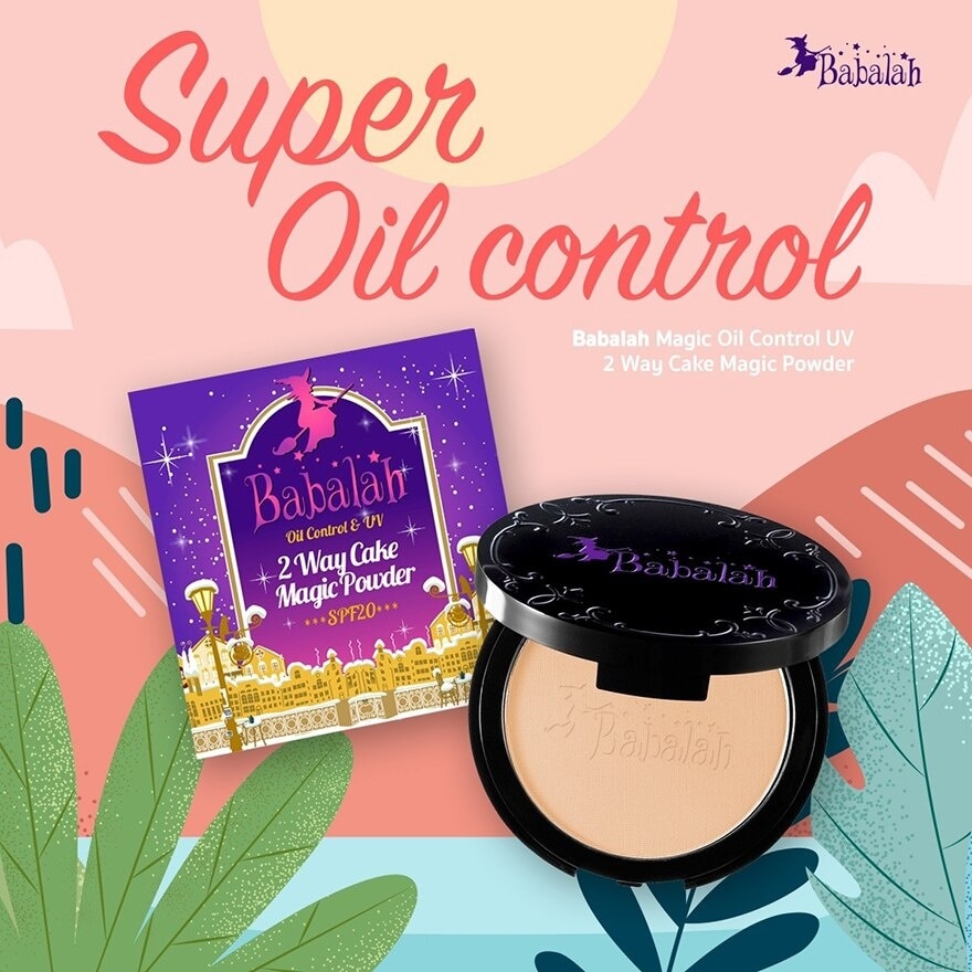 Babalah Oil Control  UV2 Way Magic Powder No.01 Light 14 g.