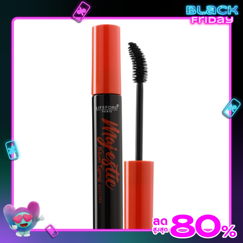 Lifeford ไลฟ์ฟอร์ด ปารีส มาเจสติค มาสคาร่า 8 ก. สีดำ