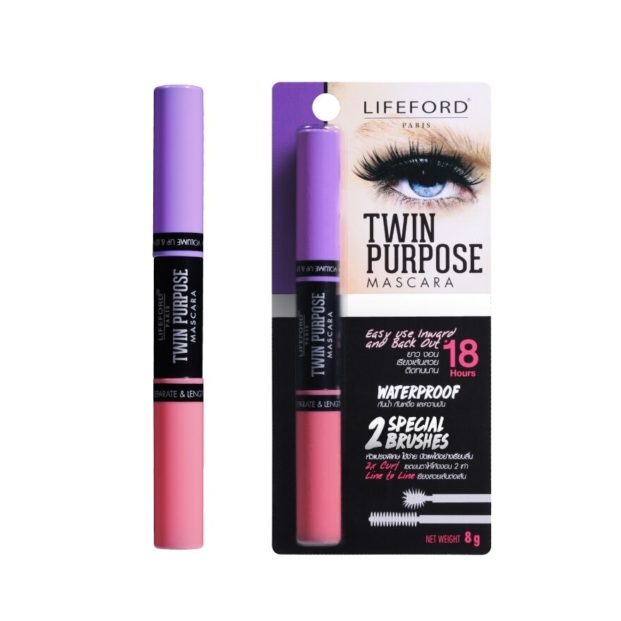 Lifeford Lifeford Paris Twin Purpose Mascara 8g. (Black)