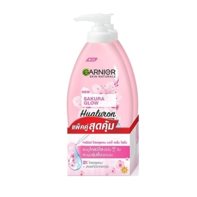 Garnier Body Garnier Body Sakura Glow Nourishing Radiance Serum Milk UV 400 Ml. Twin Pack