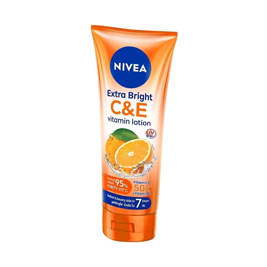 Nivea Extra Bright C  E Vitamin Lotion 180 Ml. ผิวกระจ่างใส บูสท์ผิวดูใส ฉ่ำเด้ง