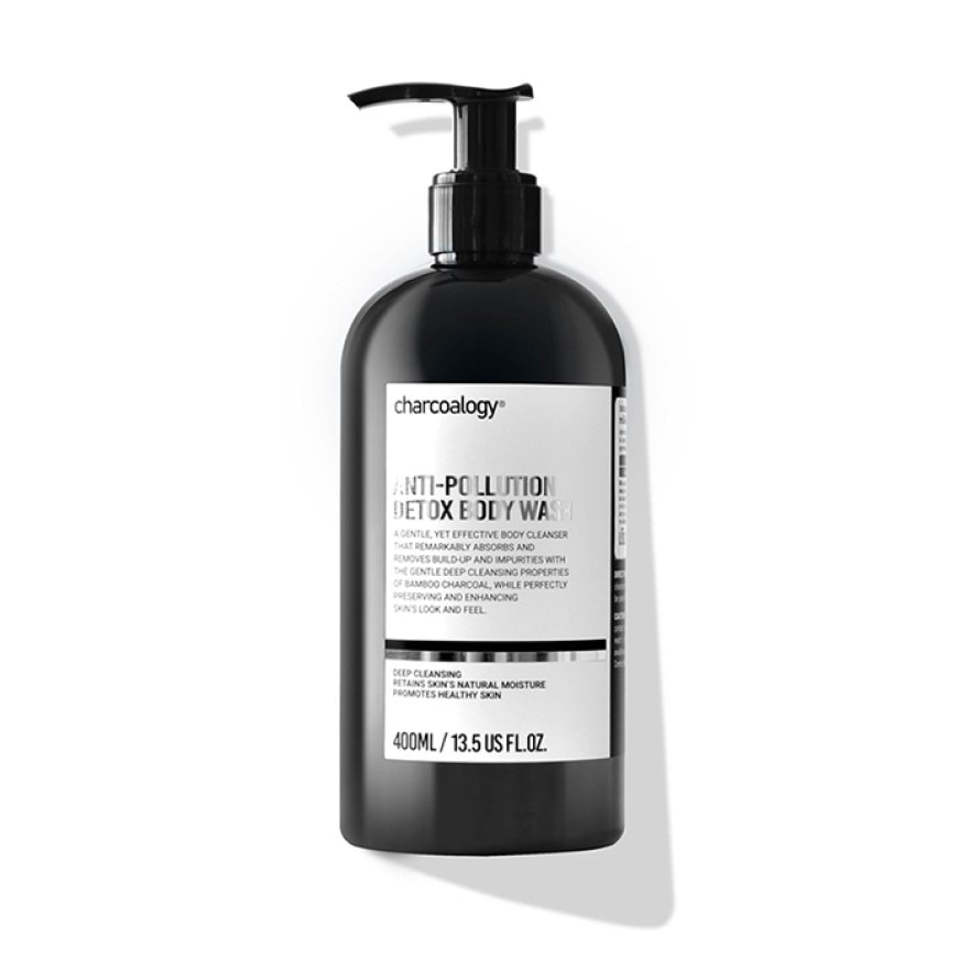 Charcoalogy Bamboo Charcoal Detoxifying Body Wash 400ml.