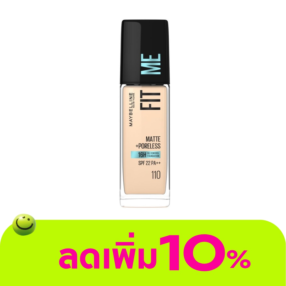 Maybelline Fit Me Matte And Poreless Foundation 110 Porcelain