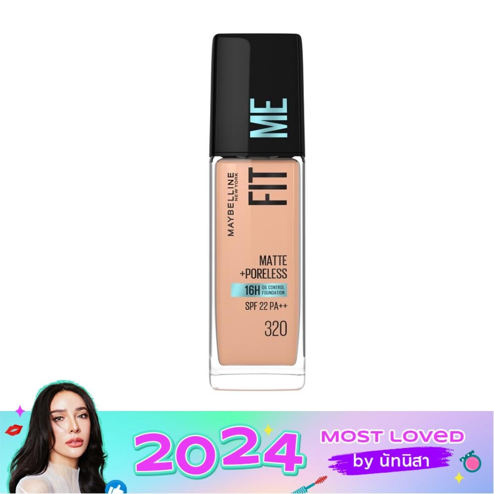 เมย์เบลลีน ฟิตมี แมท แอนด์ พอร์เลส ฟาวเดชั่น 30 มล. 320 Natural Tan