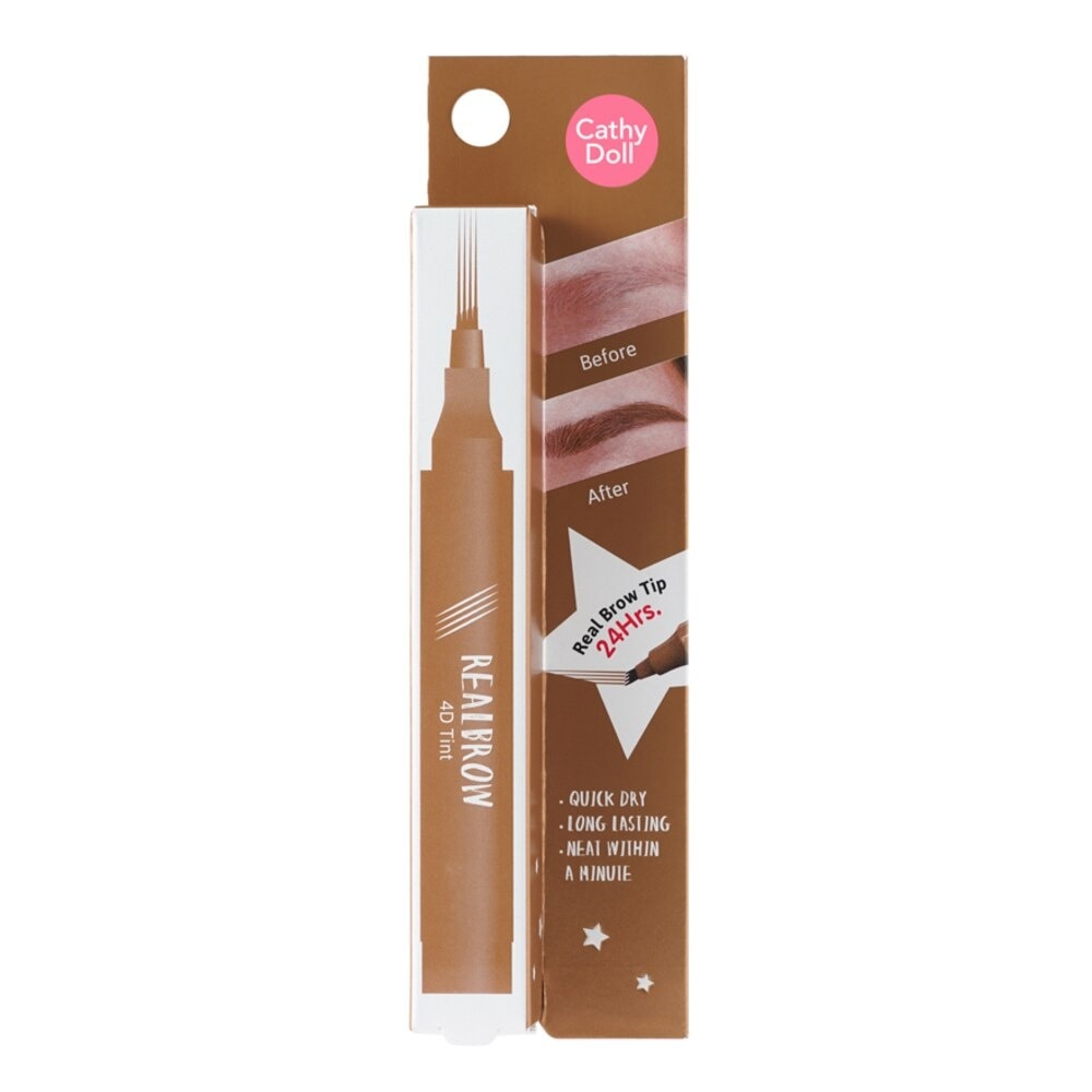 Cathy Doll Real Brow 4D Tint 2g.(M) 01 Light Brown