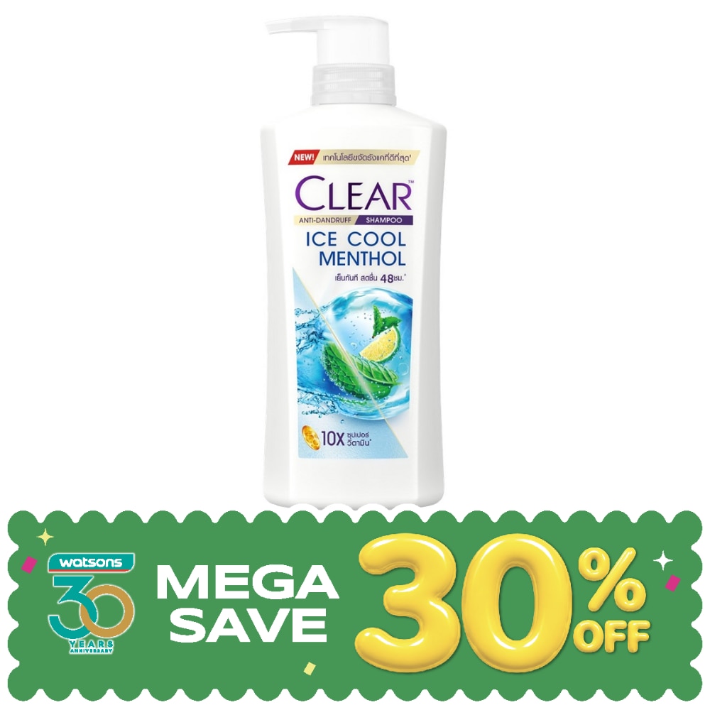 Clear Shampoo Anti-Dandruff Ice Cool Menthol 350 Ml. image
