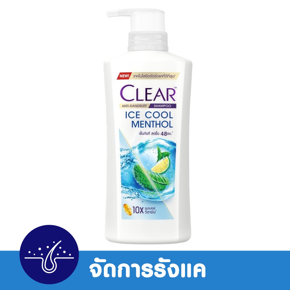 Clear Shampoo Anti Dandruff Ice Cool Menthol 350 Ml. image
