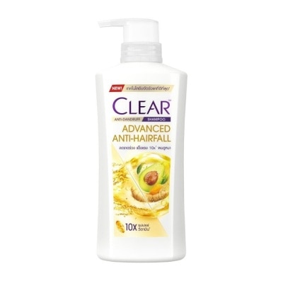 Clear Clear Shampoo Anti-Dandruff Advanced Anti Hair Fall 400 Ml. แชมพูขจัดรังแค ลดผมขาดร่ว