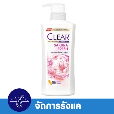 Clear เคลียร์ แชมพู แอนตี้แดนดรัฟ ซากุระ เฟรช 350 มล. image
