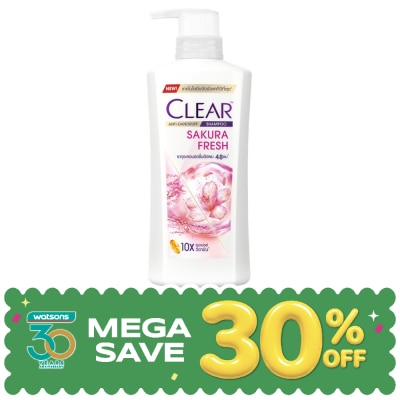 Clear - เคลียร์ แชมพู แอนตี้แดนดรัฟ ซากุระ เฟรช 350 มล. image