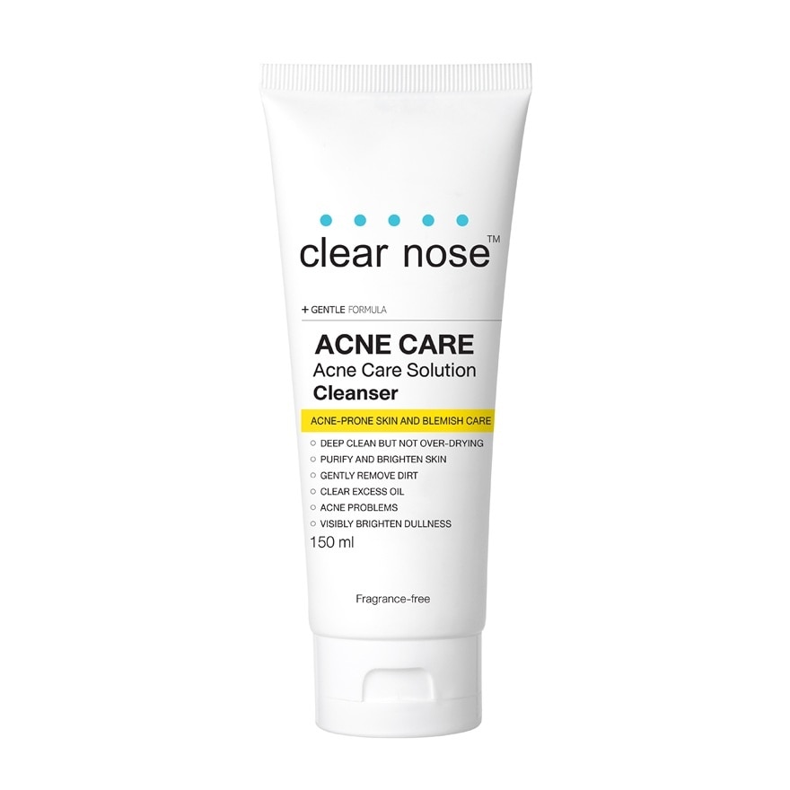 โฟมล้างหน้า Clearnose เคลียร์โนส แอคเน่ แคร์ โซลูชั่น คลีนเซอร์ 150 มล.