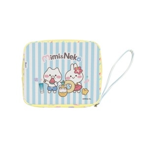 Premium Biore x Mimi & Neko Cosmetic Bag 1 Pcs (Mix)