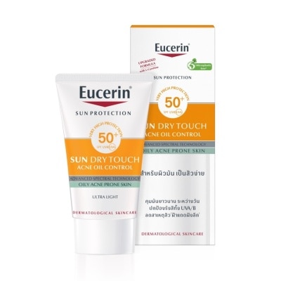 Eucerin ยูเซอริน ซัน ดราย ทัช ออยล์ คอนโทรล เฟซ เอสพีเอฟ50+ 20 มล