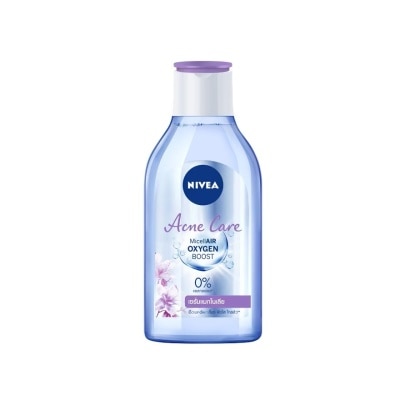 Nivea นีเวีย ไมเซลแอร์ ออกซิเจน บูสท์ แอคเน่ แคร์ 400 มล. คลีนซิ่ง เช็ดเครื่องสำอาง