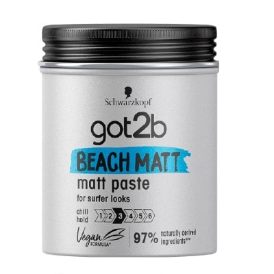 got2b Got2b Beach Matt Matt Paste 100 Ml.แว็กซ์จัดแต่งทรงผม