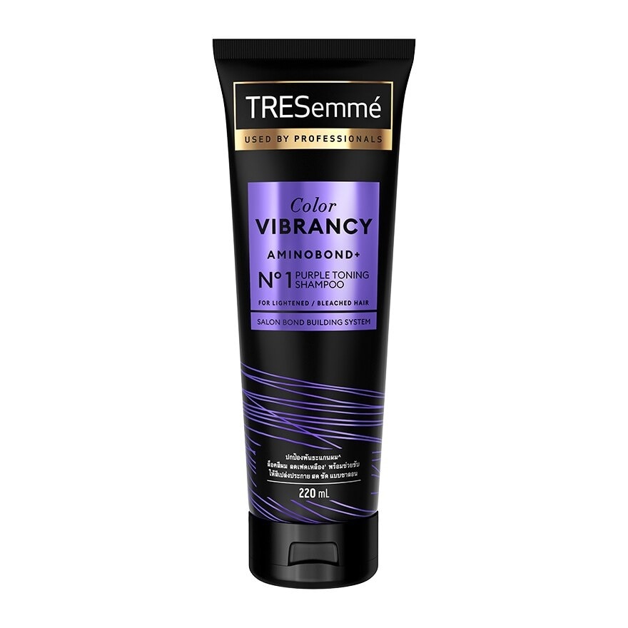 Tresemme Shampoo Color Vibrancy Aminobond+ No 1 Purple Toning 220 Ml.