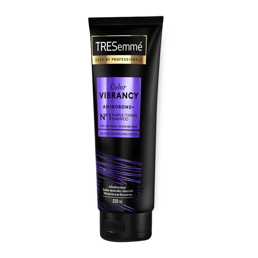 Tresemme Shampoo Color Vibrancy Aminobond+ No 1 Purple Toning 220 Ml.