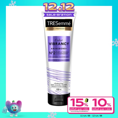 Tresemme Tresemme Conditioner Color Vibrancy Aminobond+ No 2 Purple Toning 220 Ml.