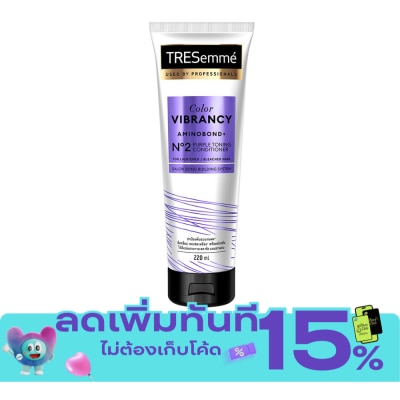 Tresemme Tresemme Conditioner Color Vibrancy Aminobond+ No 2 Purple Toning 220 Ml. image