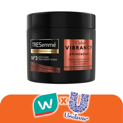 Tresemme - เทรซาเม่ ทรีทเม้นท์ มาส์ก คัลเลอร์ ไวแบรนซี อะมิโนบอนด์ พลัส เบอร์ 3 แอนตี้เฟด 180มล.