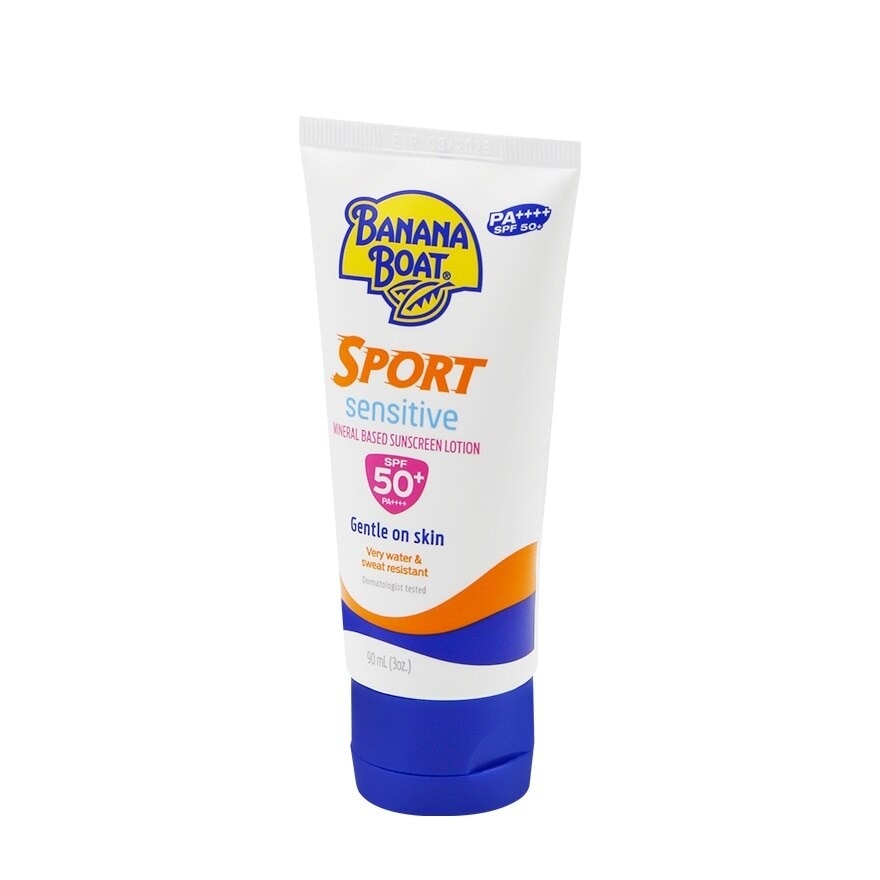 Banana Boat Sport Sensitive Mineral Based Sunscreen Lotion SPF50+ PA++++ 90 Ml.