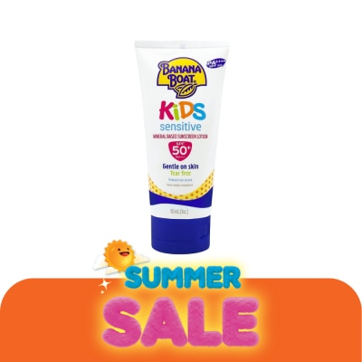 Banana Boat - Banana Boat Kids Sensitive Mineral Based Sunscreen Lotion SPF50+ PA++++ 90 Ml.โลชั่นก